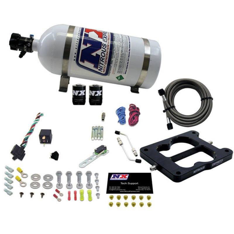 Load image into Gallery viewer, Nitrous Express Q-Jet/Holley Spread Bore Nitrous Kit (50-300HP) w/10lb Bottle
