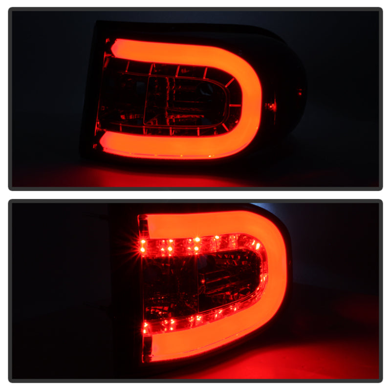 Load image into Gallery viewer, Spyder Toyota FJ Cruiser 07-13 Light Bar LED Tail Lights Smoke ALT-YD-TFJ07-LBLED-SM
