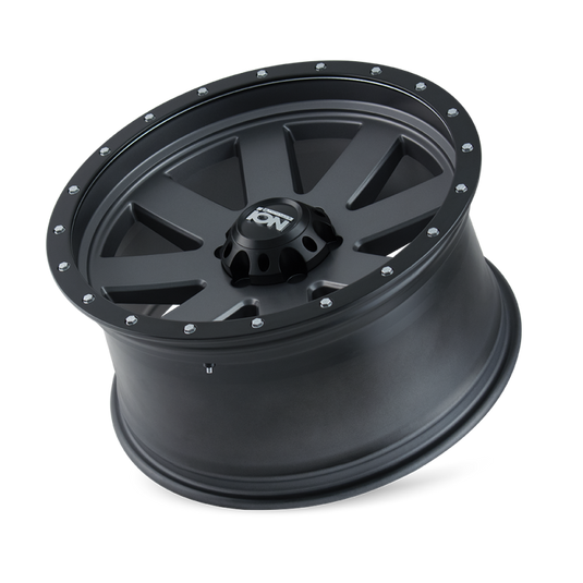 ION Type 134 18x10 / 5x139.7 BP / -19mm Offset / 108mm Hub Matte Gunmetal/Black Beadlock Wheel