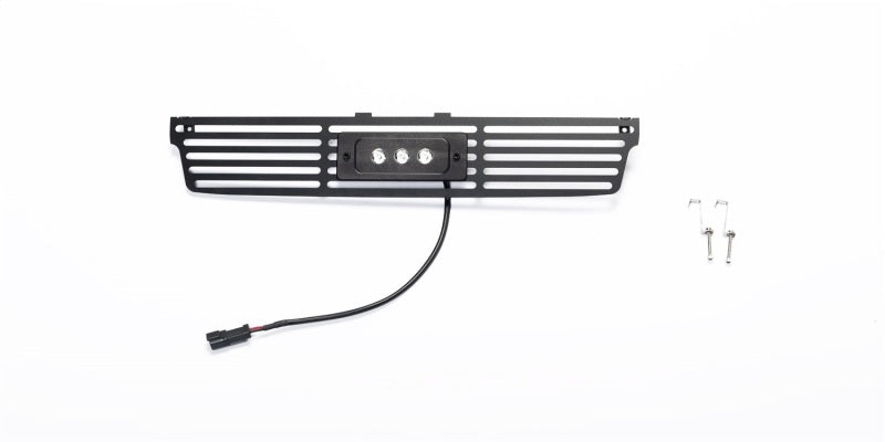 Load image into Gallery viewer, Putco 15-19 GMC Sierra HD Black Bar Design Bumper Grille Insert w/ Flush 6in Luminix Light Bar
