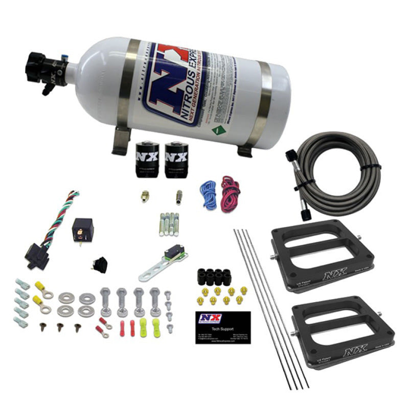 Load image into Gallery viewer, Nitrous Express Dual/Dominator/Alcohol Nitrous Kit (50-300HP) w/10lb Bottle
