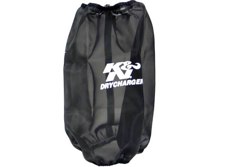 Load image into Gallery viewer, K&amp;N 6.625in Base ID / 5.25in Top ID / 9.5in H Round Tapered Black Drycharger Air Filter Wrap
