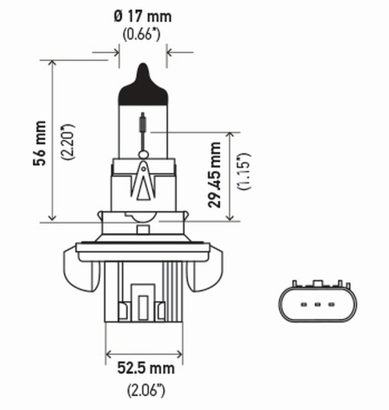 Load image into Gallery viewer, Hella Bulb H13 12V 60/55W P264T T4 (2)
