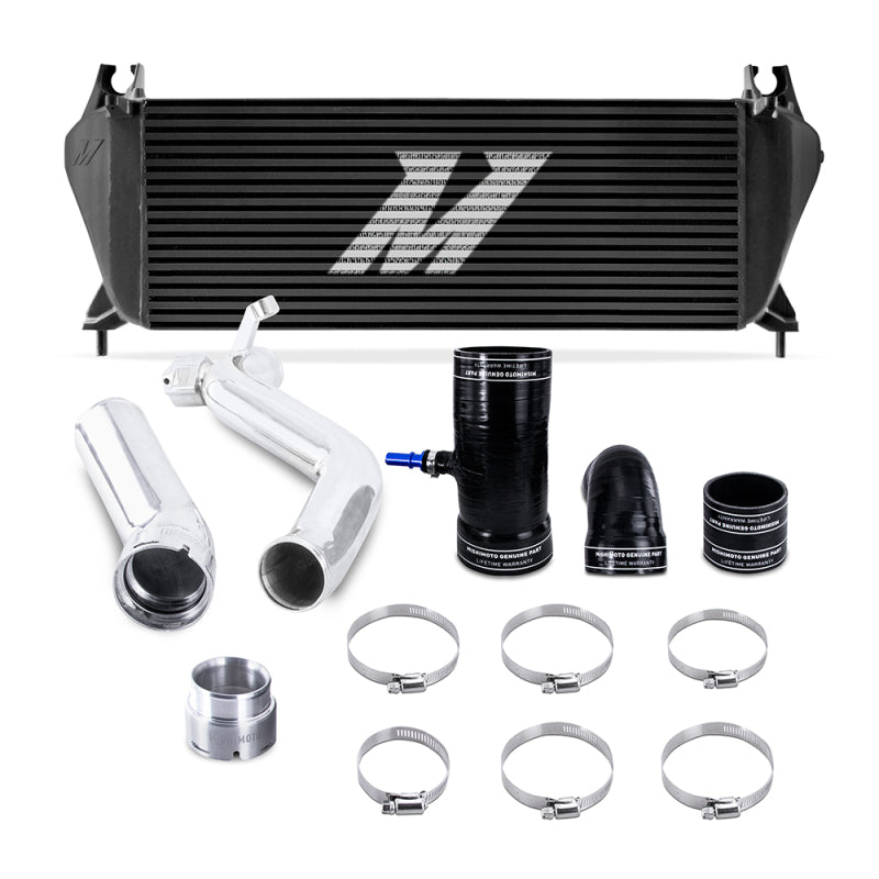 Load image into Gallery viewer, Mishimoto 19+ Ford Ranger 2.3L EcoBoost Intercooler Kit - Black + Polished Pipes
