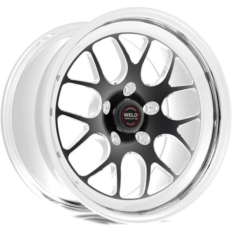 Load image into Gallery viewer, Weld S77 17x10.5 / 5x112mm BP / 7.3in. BS Black Wheel (Medium Pad) - Beadlock

