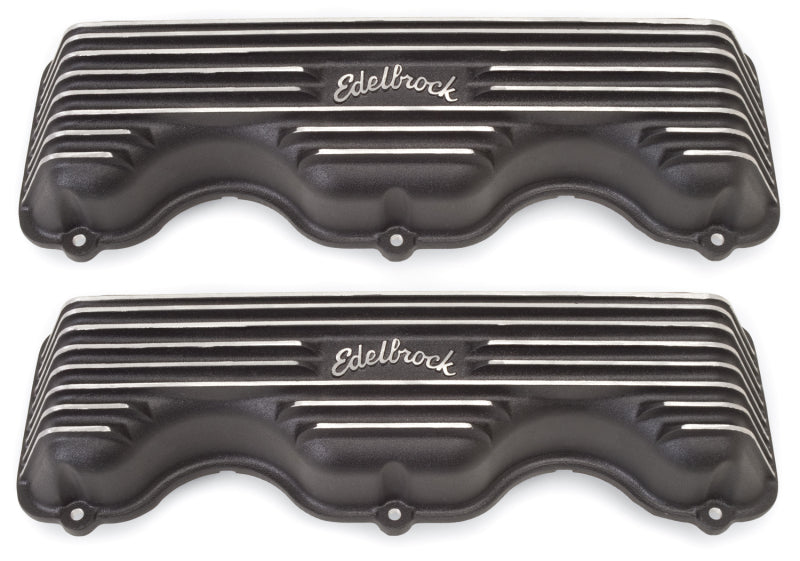 Load image into Gallery viewer, Edelbrock Valve Cover Classic Series Chevrolet W 348/409 CI V8 Black
