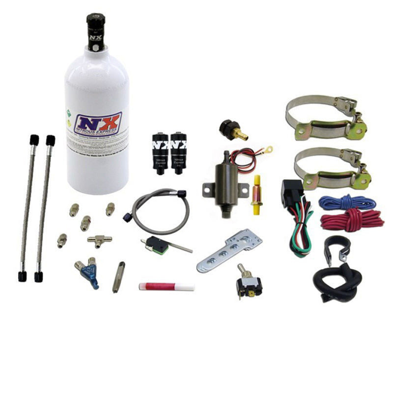 Load image into Gallery viewer, Nitrous Express Single Cyl Piranha Nitrous Kit w/2.5lb Bottle

