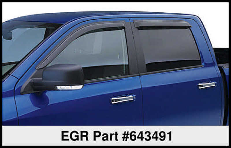 Load image into Gallery viewer, EGR 15+ Ford F150 Crew Cab Tape-On Window Visors - Set of 4
