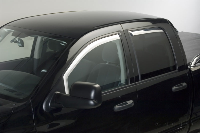 Load image into Gallery viewer, Putco 14-18 GMC Sierra LD - (Fronts Only) Excl regular cabs Element Chrome Window Visors
