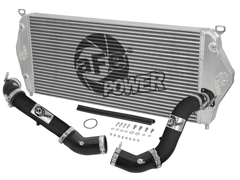 Load image into Gallery viewer, aFe BladeRunner Intercooler w/ Black Tubes 16-17 Nissan Titan XD V8 5.0L (td)

