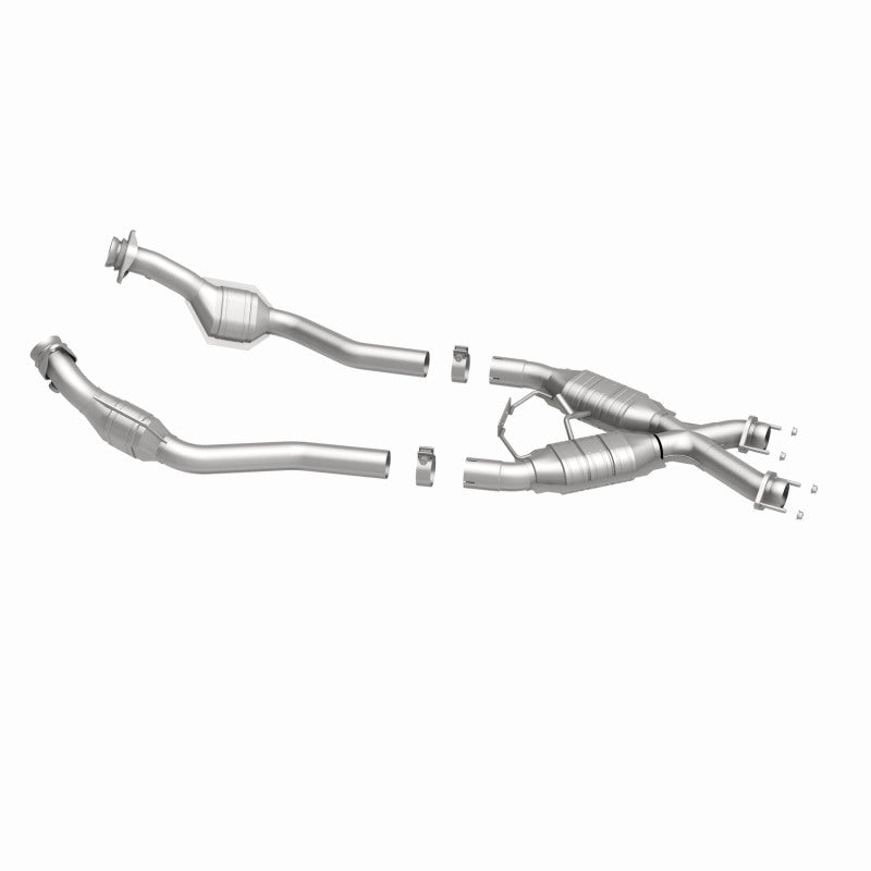 Load image into Gallery viewer, MagnaFlow Conv DF Mustang X-Pipe 94-95 Street
