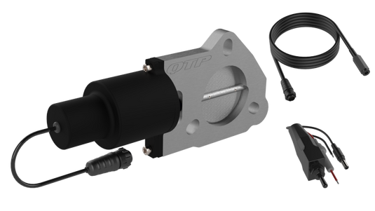 QTP 2.25in Bolt-On QTEC Electric Cutout Valve - Single