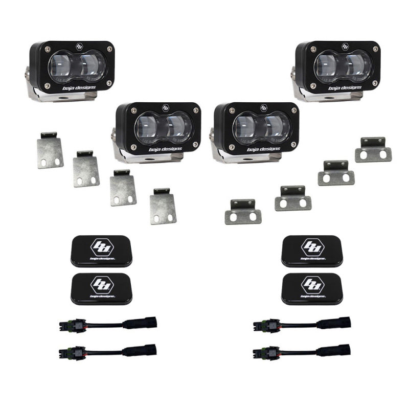 Load image into Gallery viewer, Baja Designs 21-22 Ford F-150 Raptor S2 SAE Dual Fog Pocket Light Kit - Clear
