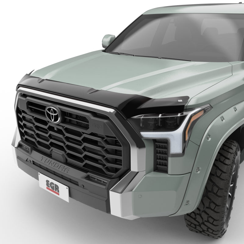 Load image into Gallery viewer, EGR 22-23 Toyota Tundra Superguard Hood Guard - Dark Smoke
