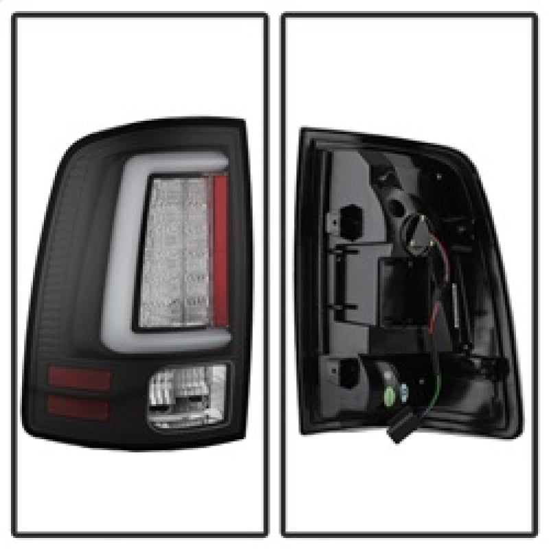 Load image into Gallery viewer, Spyder Dodge Ram 2013-2014 Light Bar LED Tail Lights - Black ALT-YD-DRAM13V2-LED-BK
