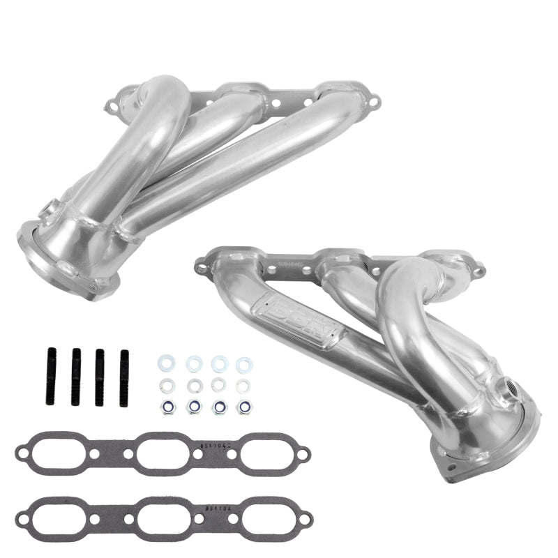 Load image into Gallery viewer, BBK 06-10 Dodge Charger / Chrysler 300 3.5L V6 1-5/8 Shorty Tuned Length Headers - Silver Ceramic
