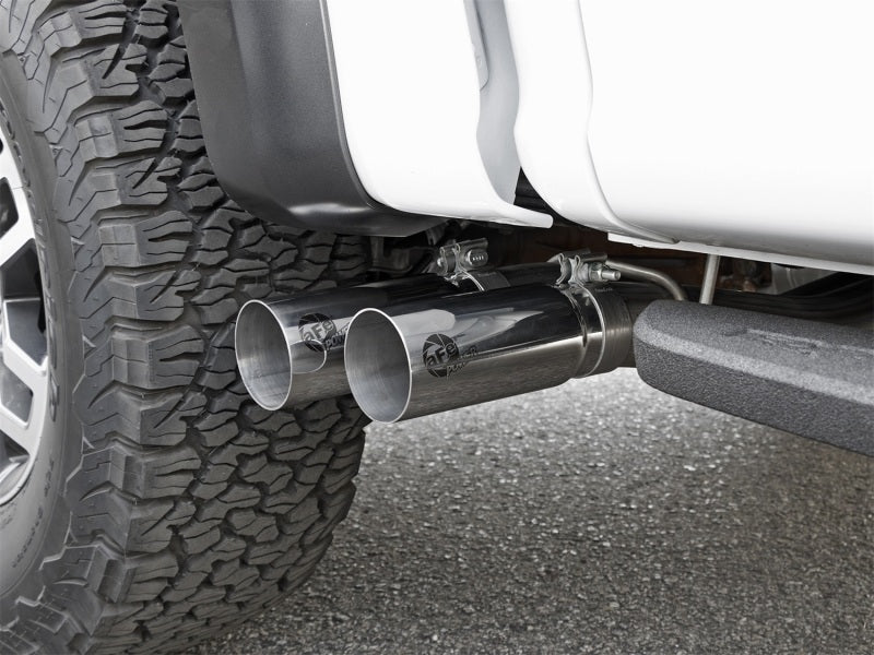 Load image into Gallery viewer, aFe POWER Rebel Series 3in 409 SS Cat Back Exhaust w/ Polished Tips 17 Ford F-150 Raptor V6-3.5L
