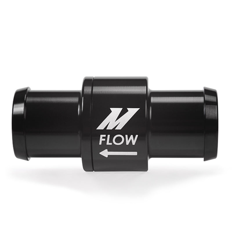 Load image into Gallery viewer, Mishimoto One-Way Check Valve 3/4in Aluminum Fitting - Black
