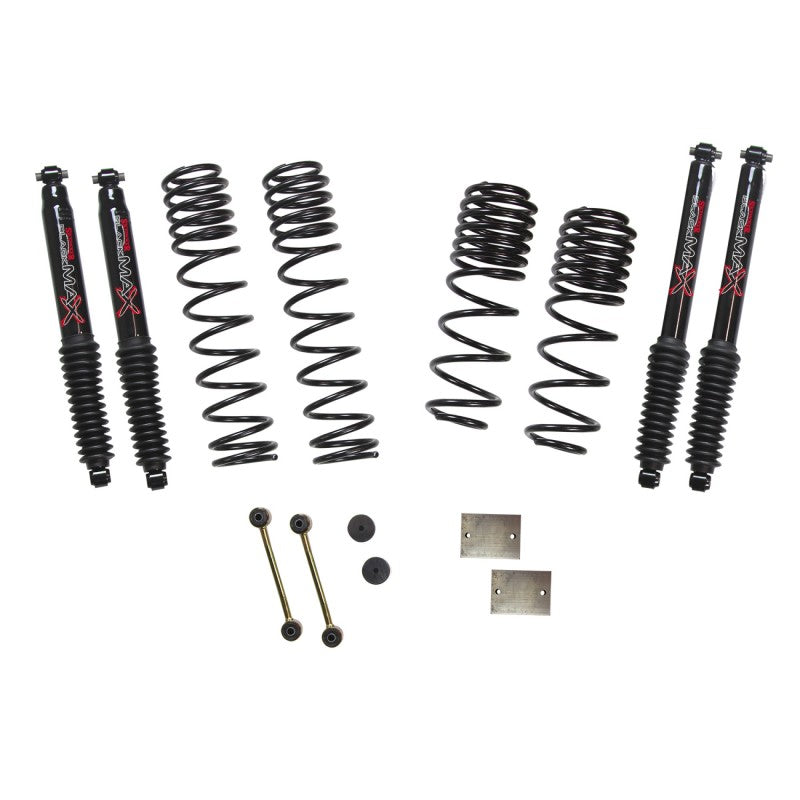 Load image into Gallery viewer, Skyjacker 2020 Jeep JL 4WD Diesel 1.5in Dual Rate Long Travel Sus Lift Kit w/ Black Max Shocks
