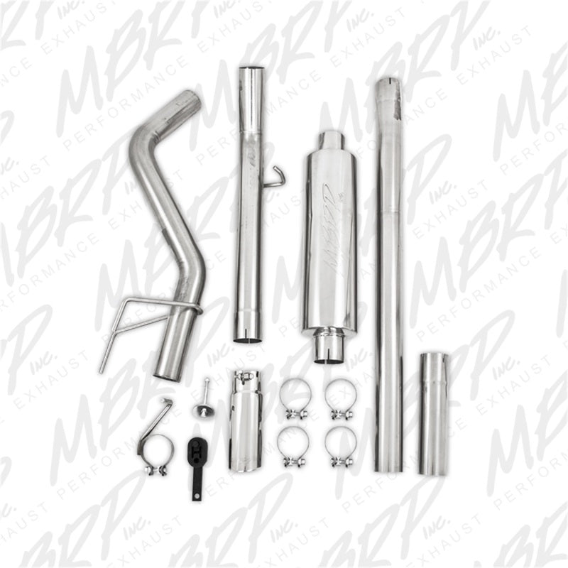 Load image into Gallery viewer, MBRP 06-08 Ram Hemi 1500 Mega Cab 5.7L / 03-13 Ram Hemi 2500/3500 5.7L T409 3in Cat Back Single Side
