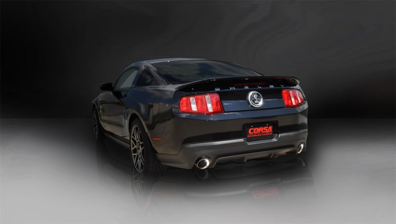 Load image into Gallery viewer, Corsa 2011-2012 Ford Mustang Shelby GT500 5.4L V8 Polished Sport Axle-Back Exhaust
