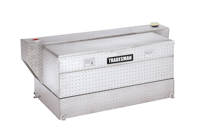 Load image into Gallery viewer, Tradesman Aluminum L-Shape Liquid Storage Tank Combo (48in. / 100 Gallon Capacity) - Brite
