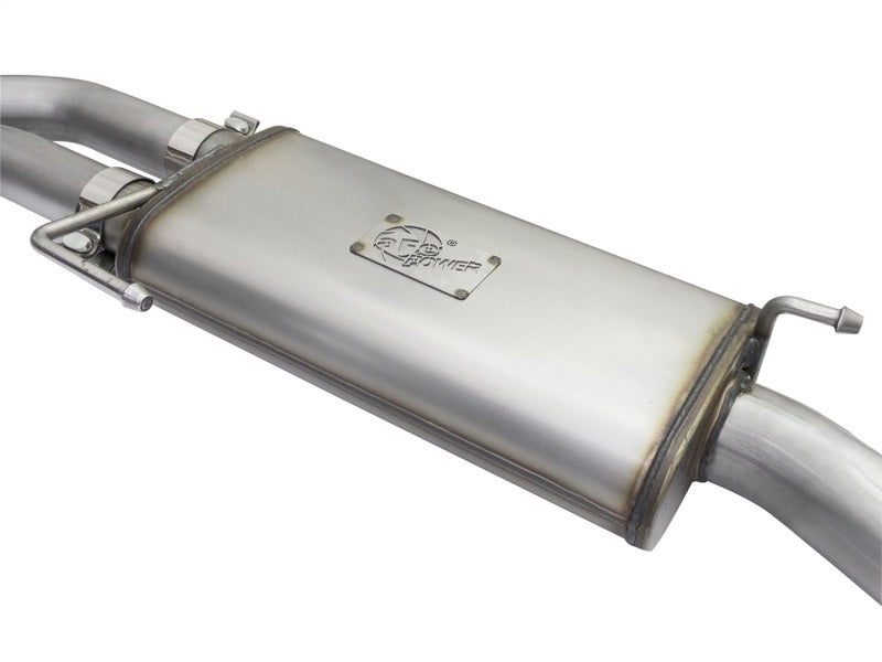 Load image into Gallery viewer, aFe Rebel Exhausts Cat-Back SS Ford F-150 04-08 V8 4.6/5.4L w/ Polished Tips
