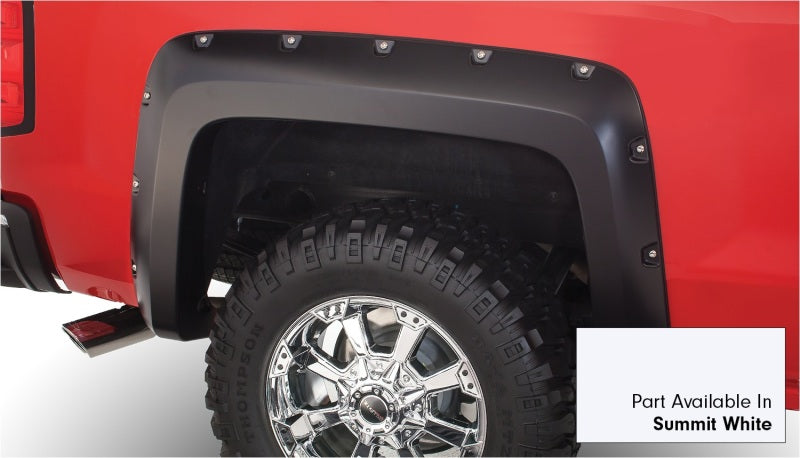 Load image into Gallery viewer, Bushwacker 16-18 Chevy Silverado 1500 Fleetside Pocket Style Flares 4pc - Summit White
