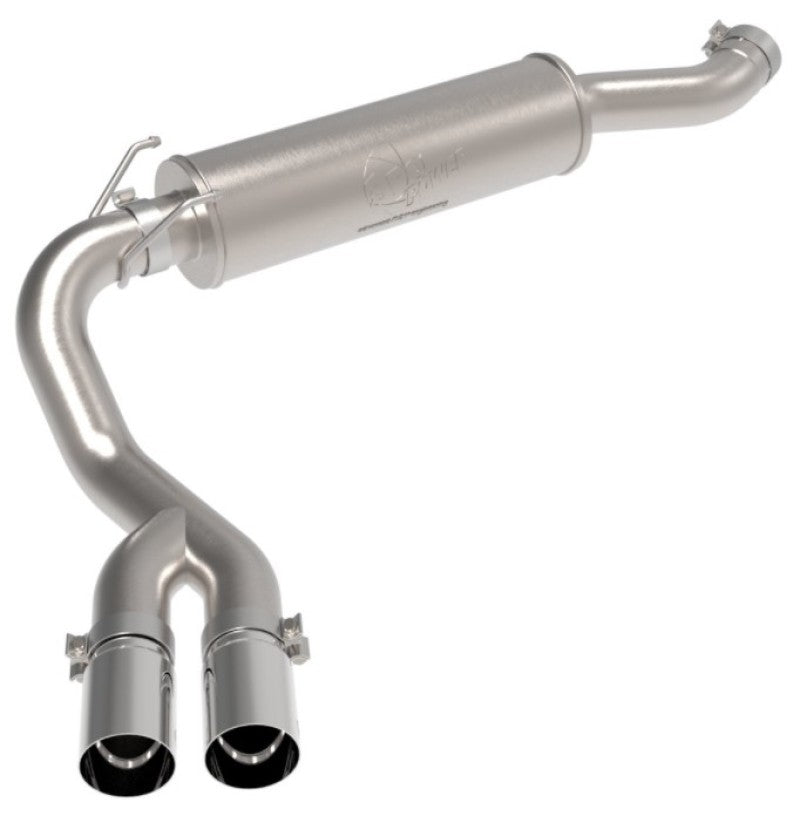 Load image into Gallery viewer, aFe POWER Rebel Series 3.5in SS Cat Back Exhaust w/Pol Tips 19-21 RAM V8-6.4L Hemi
