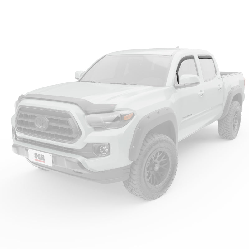 Load image into Gallery viewer, EGR 2016-2017 Toyota Tacoma In-Channel Window Visors - Smoked (575081)
