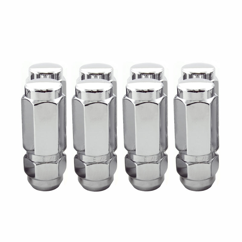 Load image into Gallery viewer, McGard Hex Lug Nut (Cone Seat / Duplex) 9/16-18 / 7/8 Hex / 2.5in. Length (8-Pack) - Chrome
