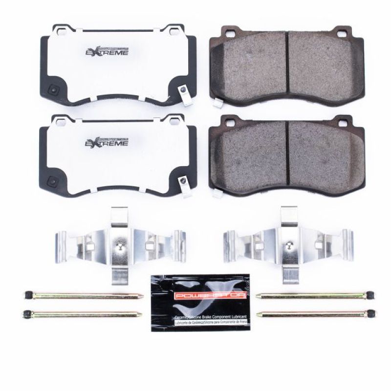 Load image into Gallery viewer, Power Stop 05-10 Chrysler 300 Front Z26 Extreme Street Brake Pads w/Hardware
