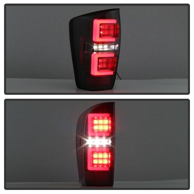 Load image into Gallery viewer, Spyder 16-17 Toyota Tacoma LED Tail Lights - Black (ALT-YD-TT16-LED-BK)
