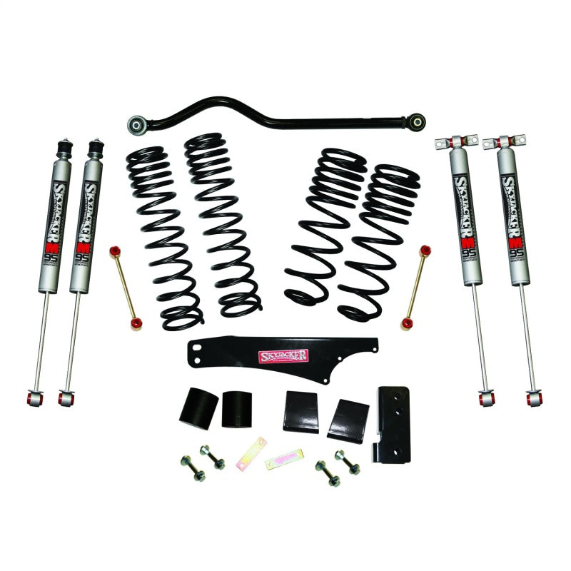 Load image into Gallery viewer, Skyjacker 2007-2018 Jeep Wrangler JK 2 Door 4WD Long Travel 3.5in-4in Lift Kit w/M95 Monotube Shocks
