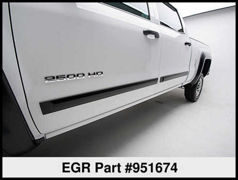 Load image into Gallery viewer, EGR Crew Cab Front 41.5in Rear 38in Rugged Style Body Side Moldings (951674)
