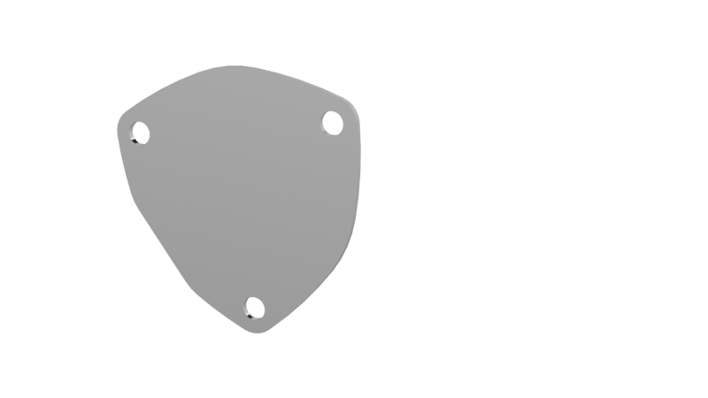 Load image into Gallery viewer, QTP 3.5in Bolt-On QTEC 3 Bolt Cover Plate
