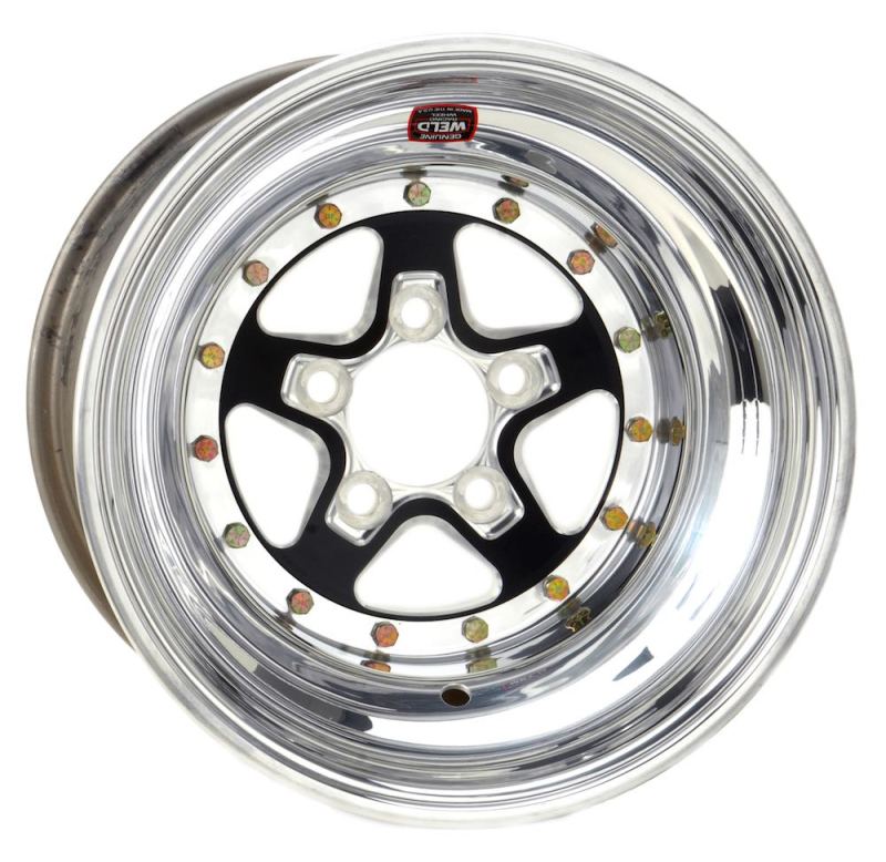 Load image into Gallery viewer, Weld Alumastar 2.0 15x4 / 5x4.75 BP 1.7 / 5in. BS Black Wheel - Non-Beadlock
