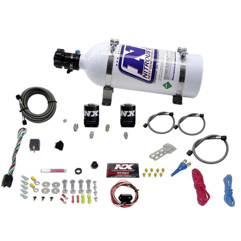Load image into Gallery viewer, Nitrous Express Universal Fly By Wire Single Nozzle Nitrous Kit w/5lb Bottle (Incl TPS Switch)
