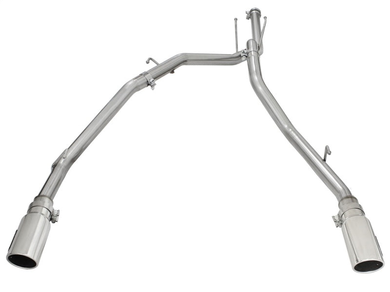 Load image into Gallery viewer, aFe MACHForce XP DPF-Back Exhaust 2.5in SS with Polished Tips 2014 Dodge Ram 1500 V6 3.0L EcoDiesel
