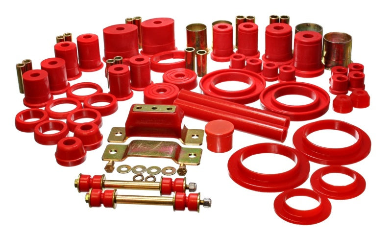 Load image into Gallery viewer, Energy Suspension 94-95 Ford Mustang Red Hyper-flex Master Bushing Set w/ V-8
