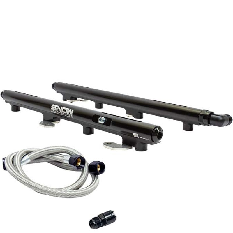 Load image into Gallery viewer, Snow 2005+ Hemi 6.4L Factory Hookup Billet Fuel Rail Kit
