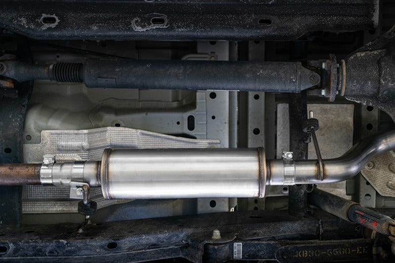 Load image into Gallery viewer, MBRP 19-20 Ford Ranger 2.3L 3in Dual Split Rear Outlet 4in OD Tips Black Coated Cat Back Exhaust
