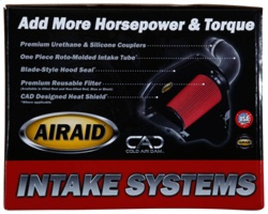 Airaid 04-13 Nissan Titan/Armada 5.6L CAD Intake System w/o Tube (Dry / Black Media)