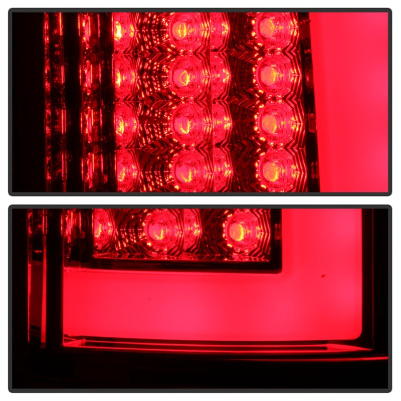 Load image into Gallery viewer, Spyder 07-09 Dodge Ram 2500/3500 V3 Light Bar LED Tail Lights - Red Clear (ALT-YD-DRAM06V3-LBLED-RC)
