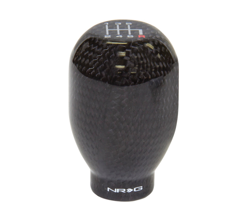 Load image into Gallery viewer, NRG Universal Shift Knob 42mm - Heavy Weight 480G / 1.1Lbs. - Black Carbon Fiber (6 Speed)
