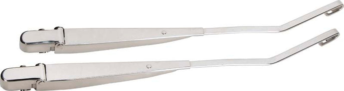 Kentrol 97-06 Jeep Wrangler TJ Windshield Wiper Arms Pair - Polished Silver