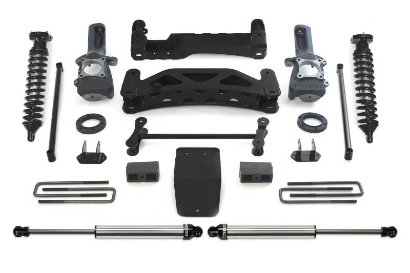 Load image into Gallery viewer, Fabtech 04-08 Ford F150 4WD 6in Perf Sys w/Dlss 2.5 C/Os &amp; Rr Dlss
