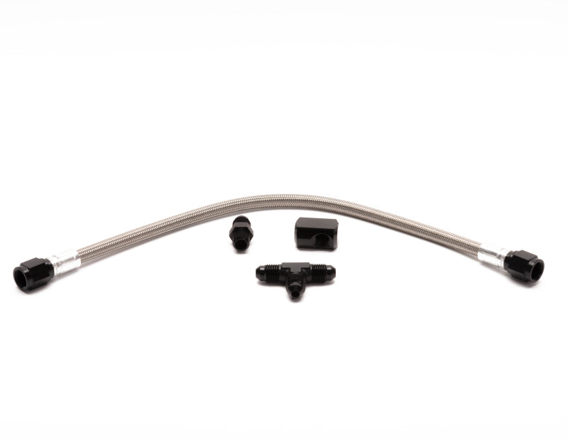 Load image into Gallery viewer, Snow Performance Water Dual Nozzle Upgrade SS Braided Line (For 4AN SS Braided Line Kit)
