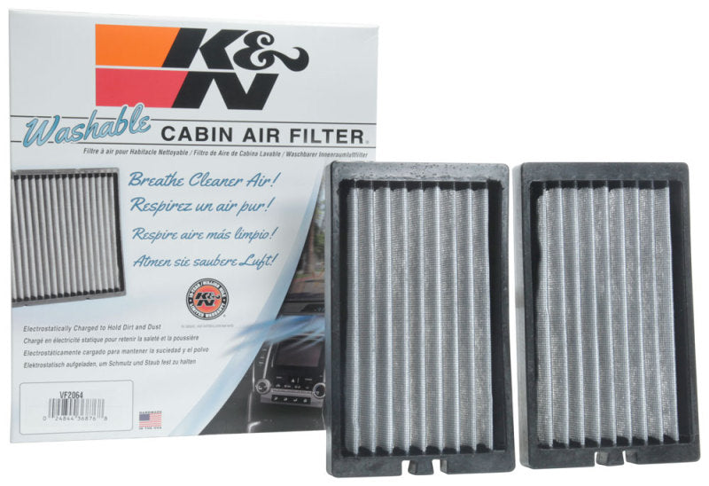 Load image into Gallery viewer, K&amp;N 2018 Jeep Wrangler JL 2.0L/3.6L Cabin Air Filter - 2 Per Box
