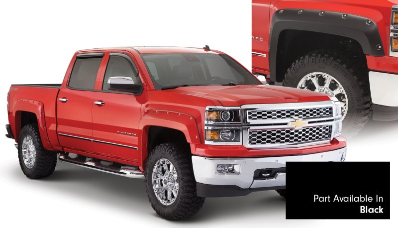 Load image into Gallery viewer, Bushwacker 16-18 Chevy Silverado 1500 Fleetside Pocket Style Flares 4pc 69.3in Bed - Black
